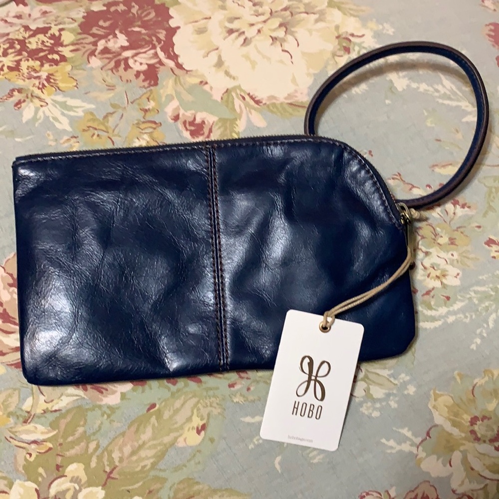 NWT Hobo Sable Wristlet in Denim Color